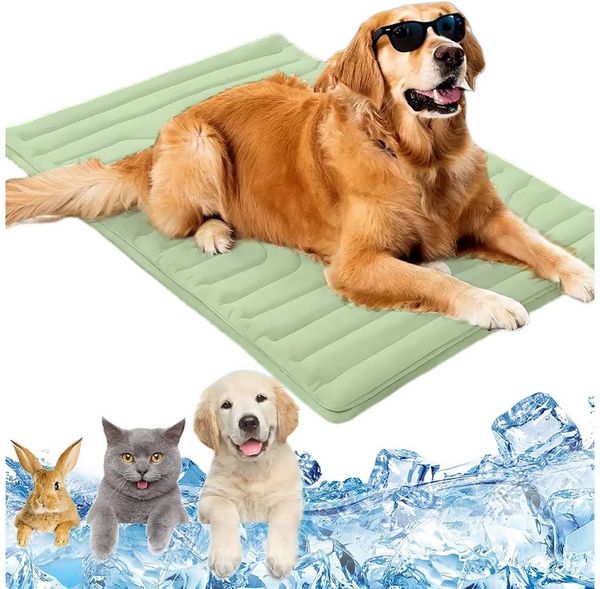 Agger Hundematte kühlmatte Hund, Waschbar kühlmatte für Hunde, Selbstkühlende Pads für Hunde Katzen im heißen Sommer