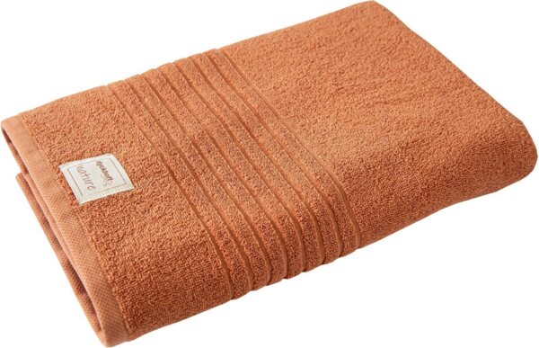 Bio Baumwolle Handtücher - alle Größen & Trendfarben Duschtuch, 70x140 cm, terra Bild 5