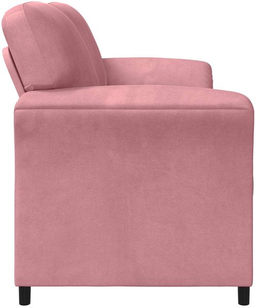 vidaXL 2-Sitzer Sofa Rosa 158 x 83 x 95 cm Samt 42033957 Bild 4