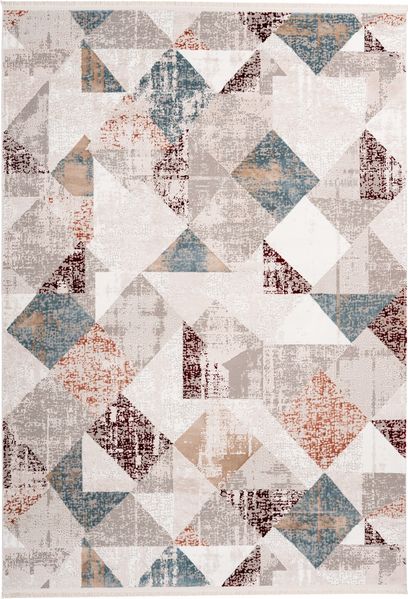 Kurzflorteppich Daimana 100 Taupe 80x150 cm