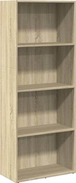 vidaXL Bücherregal Sonoma-Eiche 60x30x152 cm Holzwerkstoff 857910