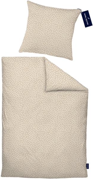 Daniel Hechter Bettwäsche Renforce 0041303 GEOMETRIE, kitt, 1x 155x220 cm + 1x 80x80 cm