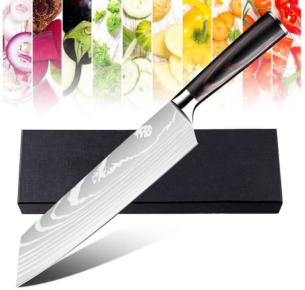 MDHAND Kochmesser japanisches Fleischmesser, extrem scharf, handgeschmiedetes Kochmesser, Profimesser mit Geschenkbox