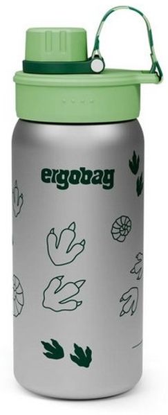 ergobag Trinkflasche Edelstahl Trinkflasche, auslaufsicher und kohlensäuregeeignet