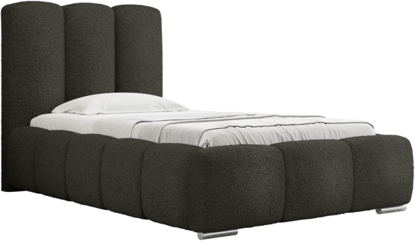 Polsterbett Widoni Boucle 90 (Farbe: Abriamo 08, Größe: 90x200)