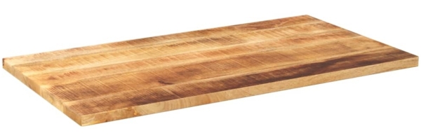 vidaXL Tischplatte 100x70x2,5 cm Rechteckig Raues Massivholz Mango 371346