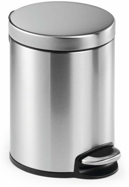 Durable Treteimer, Edelstahl, Silber, 5 Liter