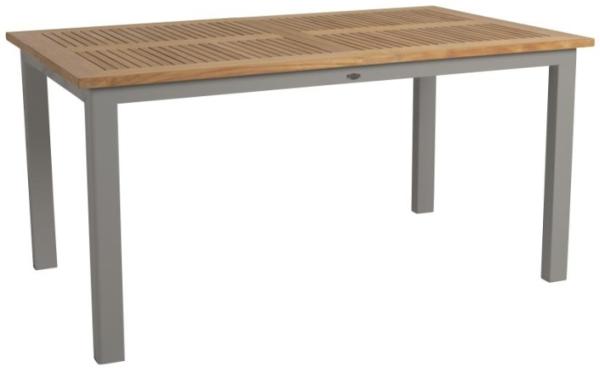 Brafab Lyon Ausziehtisch Aluminium/Teak