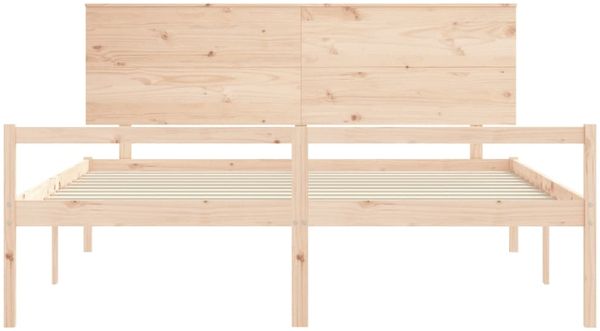 vidaXL Seniorenbett mit Kopfteil 200x200 cm Massivholz 3195501 Bild 6