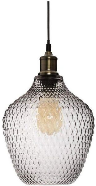 Atmosphera Créateur d'intérieur Pendelleuchte Glas-Deckenleuchte OMAHA, 25 cm, transparente Farbe - Atmosphera, Leuchte mit Dekofunktion, ohne Leuchtmittel