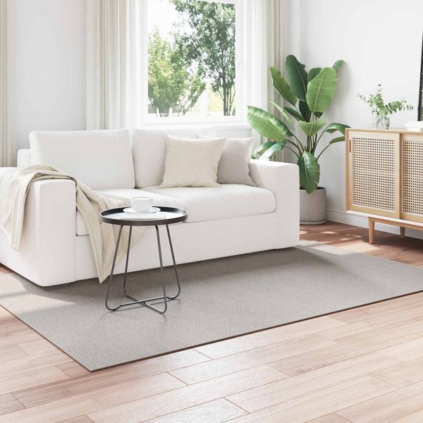 vidaXL Bereichsteppiche LUGO Creme und Grau 120 x 170 cm Polyester 42022715