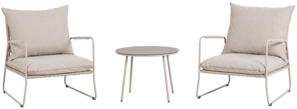 casa NOVA Gartenlounge-Set casa NOVA Lounge-Set GUALDO BHT 65 x 80 x 86 cm beige Gartenset