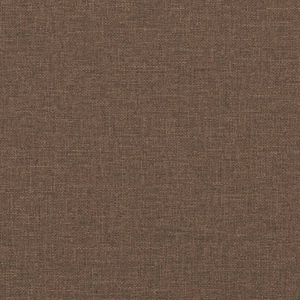 vidaXL 2-Sitzer-Sofa mit Zierkissen Braun 140 cm Stoff 3200848 Bild 7