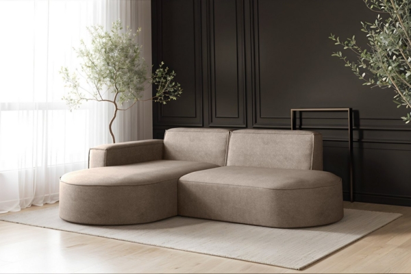 Kaiser Möbel Ecksofa Designer MODENA STUDIO L stoff Poso, Verita, Quelle, Salvador, Ecksofa, Sofa, L-Form