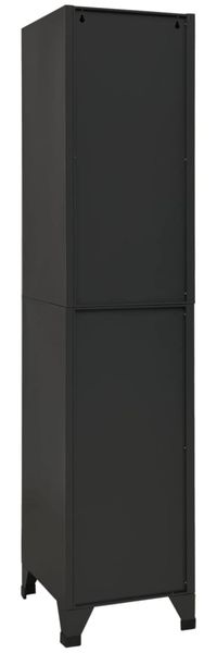 vidaXL Schließfachschrank Anthrazit 38 x 45 x 180 cm Stahl [339779] Bild 5