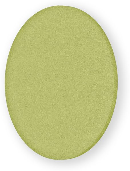Rheinland Möbel FocusWall WAR05 – Runder Akustik-Wandabsorber Ø 50 cm in Stofffarbe Apple inkl. Montage-Set - Made in Germany - Klasse A, Stoffbezug, schwer entflammbar