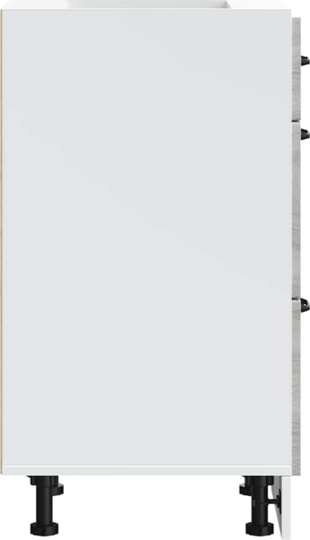 vidaXL Küchen-Unterschrank Lucca Grau Sonoma Holzwerkstoff 854236 Bild 5