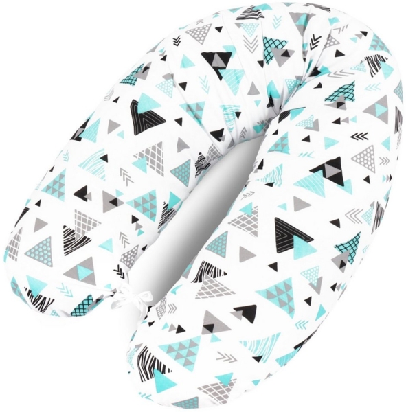 Amilian Stillkissen XXL 170 cm - Schwangerschaftskissen & Seitenschläferkissen mit Bezug, - Lagerungskissen - Nursing Pillow - Pregnancy Pillow, mit Füllung, Schlafkissen für Seitenlage - Körperkissen