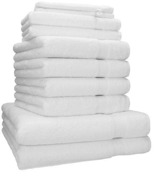 Betz Handtücher 10-teiliges Handtuch Set Premium, 100% Baumwolle (10-St), 4 Handtücher 50x100 cm, 2 Duschtücher 70x140 cm, 2 Gästetücher 30x50