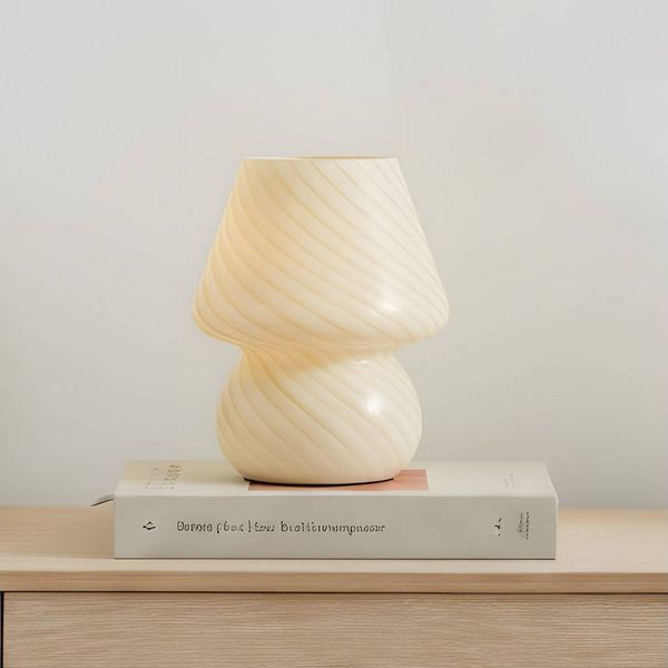 Lindby Tischleuchte Andriana, Glas Gelb IP20, 1 x 10 W LED