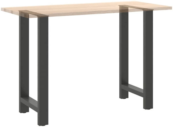 vidaXL Bartischbeine Anthrazit 2 Stk. 40x(90-91) cm Stahl 4013326 Bild 7