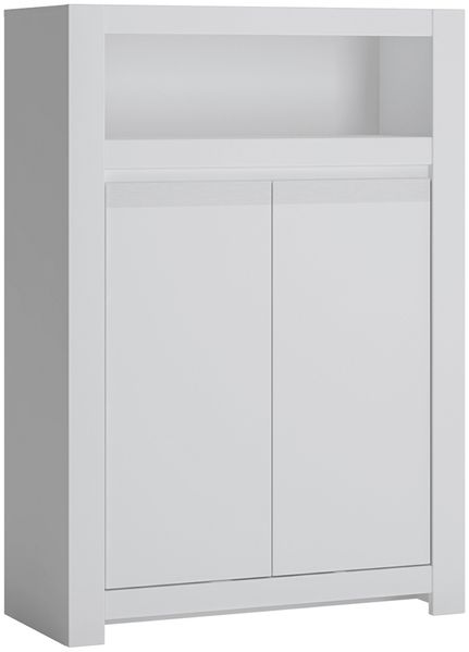 Highboard mit 2 Türen, weiß NAVA-129