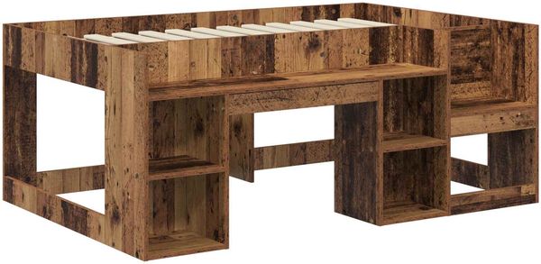 vidaXL Kinderbettgestell mit Stauraum Altholz 80 x 160 cm 3422625 Bild 3