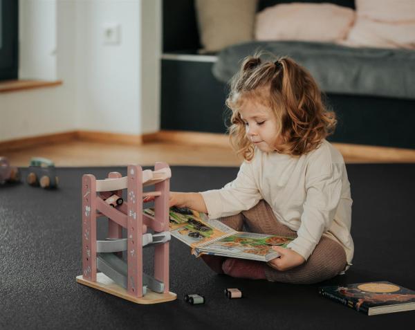 Sanosoft ovale Krabbelmatte 160x200 cm - "made in Germany" - Öko-Tex 100 - Schwarz