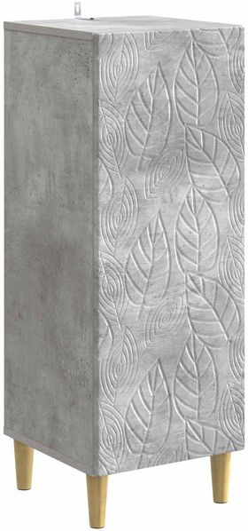 vidaXL Sideboard Betongrau 33 x 34,5 x 90 cm Holzwerkstoff 895058