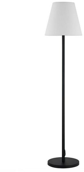 Lucande Außen-Stehlampe Jaimy, Kunststoff Schwarz IP65, 1 x 15 W LED