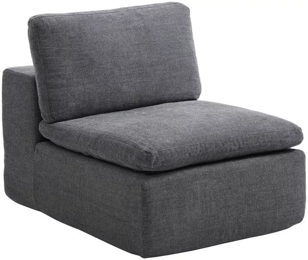 Vente-unique - CORTOLINE Sofa Stoff Grau - B 199 cm x H 83 cm x L 304 cm Bild 7