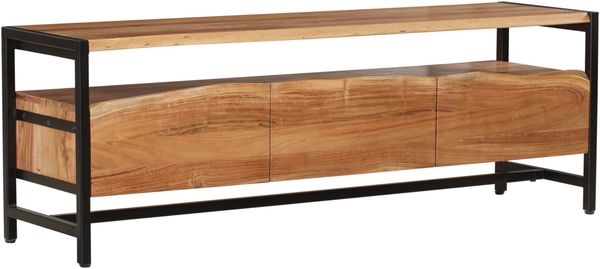 TV-Schrank BJORN - Akazie Natur 51x43x145cm | Fernsehtisch TV Lowboard für Fernseher