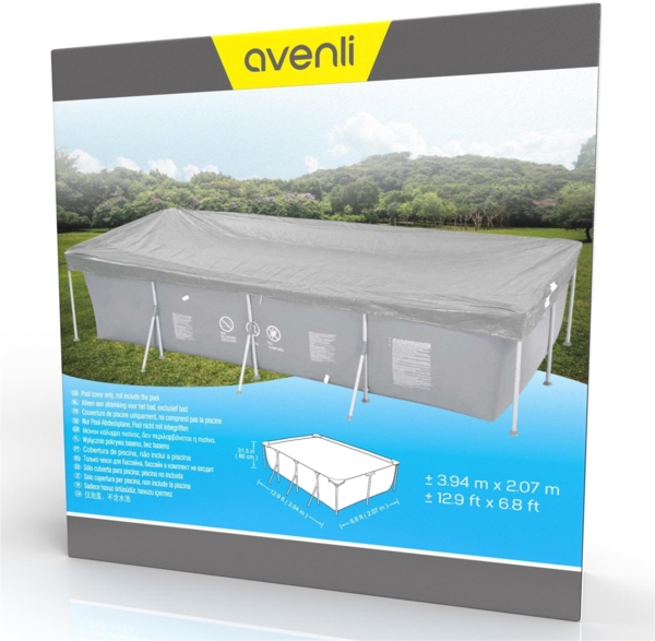 Avenli® Abdeckplane für rechteckige 394x207 cm Frame Pools Bild 2