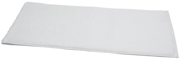 Sporthandtuch Fitness Handtuch Baumwolle 30x145 cm weiß