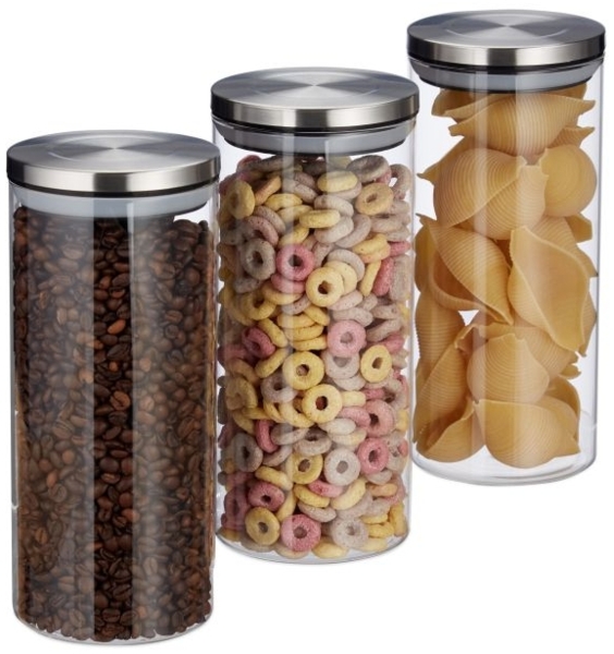 Vorratsglas 3er Set je 1,3 Liter