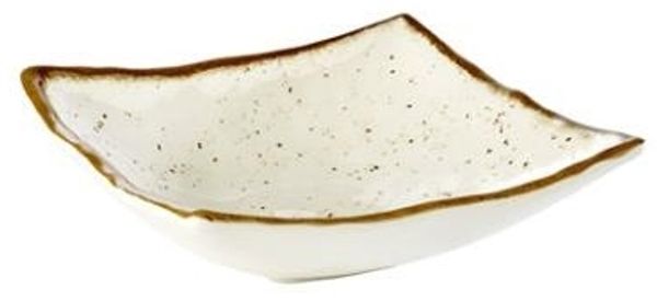 Schüssel Stoneart 50 cl 19x19x6 cm Melamin weiß/braun Steinoptik 6 Stk/Krt