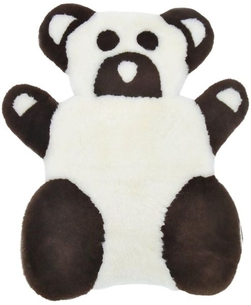 Teddy Teppich Merino Lammfell 2. Wahl Braun