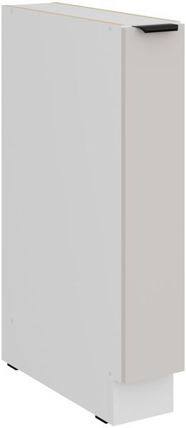 Küchen Unterschrank Schrankauszug 15 cm COMO Kaschmir beige matt + Weiß matt Küche Küchenzeile Küchenblock Einbauküche