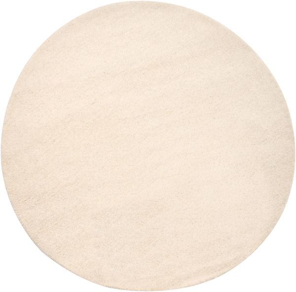 Teppich VASCO Cremeweiß ø 140 cm Wolle