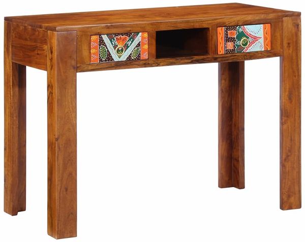 vidaXL Schreibtisch mit Schubladen mit Speicher Braun 100 x 50 x 75 cm 4016508