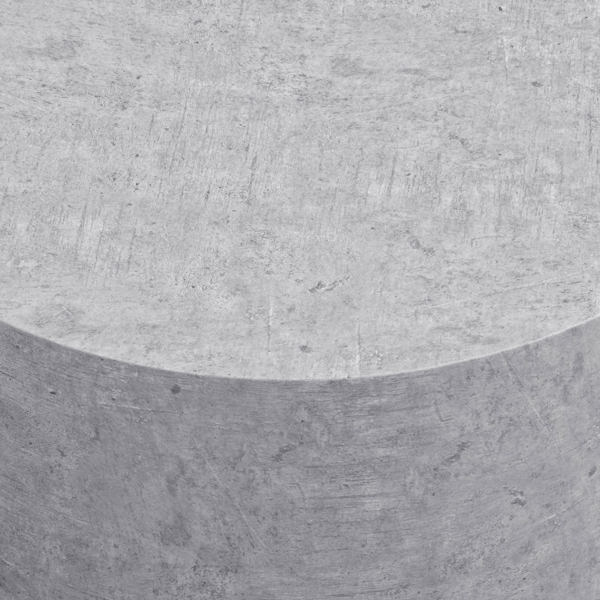 FINEBUY Couchtisch FB72764 (MONOBLOC 60x60x30 cm MDF Hochglanz Marmor Optik), Sofatisch, Kaffeetisch Klein Rund Bild 5