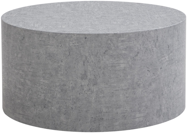 FINEBUY Couchtisch FB72764 (MONOBLOC 60x60x30 cm MDF Hochglanz Marmor Optik), Sofatisch, Kaffeetisch Klein Rund Bild 6