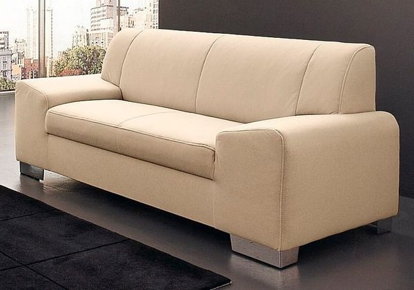 DOMO collection 2-Sitzer Alisson kubische Formensprache mit abgerundeten Elementen, komfortabel, fester Sitzkomfort