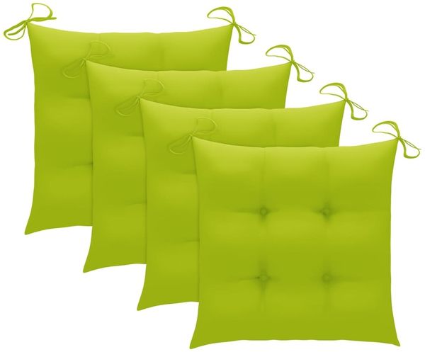 vidaXL Gartenstühle 4 Stk. mit Kissen Massivholz Akazie 3078496 Bild 5