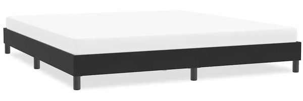 vidaXL Bettgestell ohne Matratze Schwarz 200x210 cm Samt 4101375