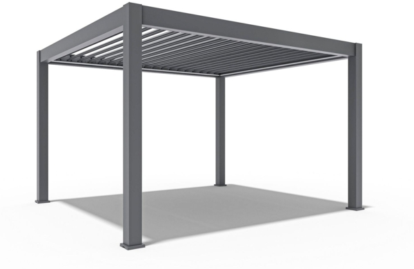 Weide Prestige Pergola | Aluminium Lamellendach | 3,6 x 4 M | Inkl. LED