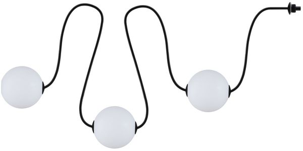 Solar LED Lichterkette Taina Erweiterungsset IP67 3000K 1,71m 3x60lm Schwarz