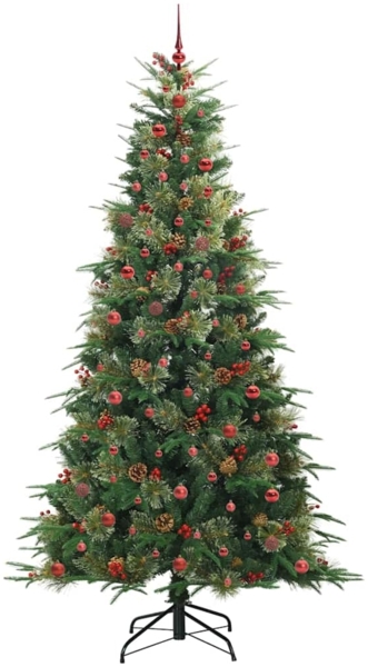 vidaXL Künstlicher klappbarer Weihnachtsbaum Grün 240 cm PE und PVC 3397445 Bild 3