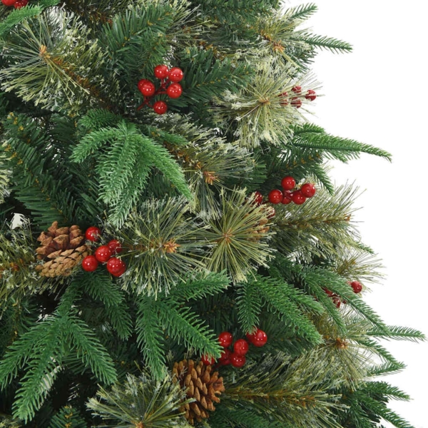vidaXL Künstlicher klappbarer Weihnachtsbaum Grün 240 cm PE und PVC 3397445 Bild 9