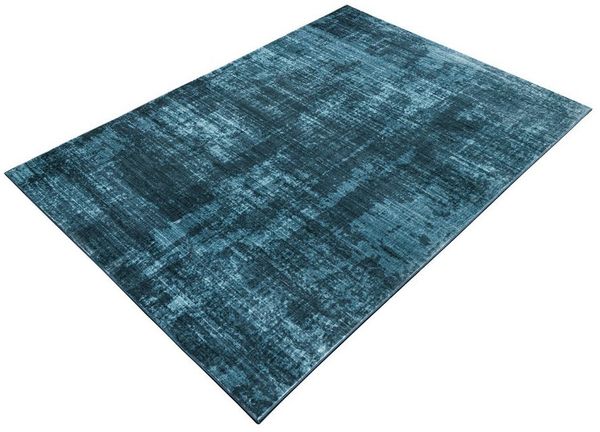 riess-ambiente Designteppich SOFT TOUCH 230x160cm blau · Indoor Kurzflor-Teppich, rechteckig, Höhe: 8 mm, Wohnzimmer · Fußbodenheizung-geeignet · pflegeleicht · modernes Design